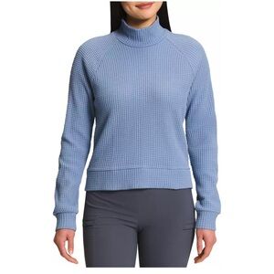 North Face chabot long sleeve waffle pattern top